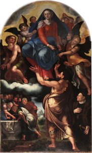 Madonna of the Girdle by Lambert van Noort